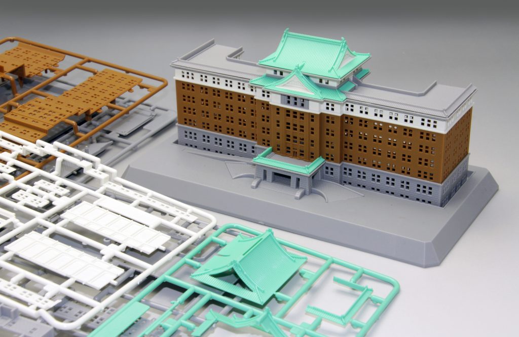 1/500スケール　愛知県庁　本庁舎